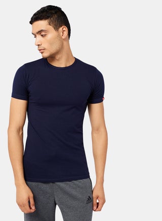 Basic Crew Neck Cotton Undershirt