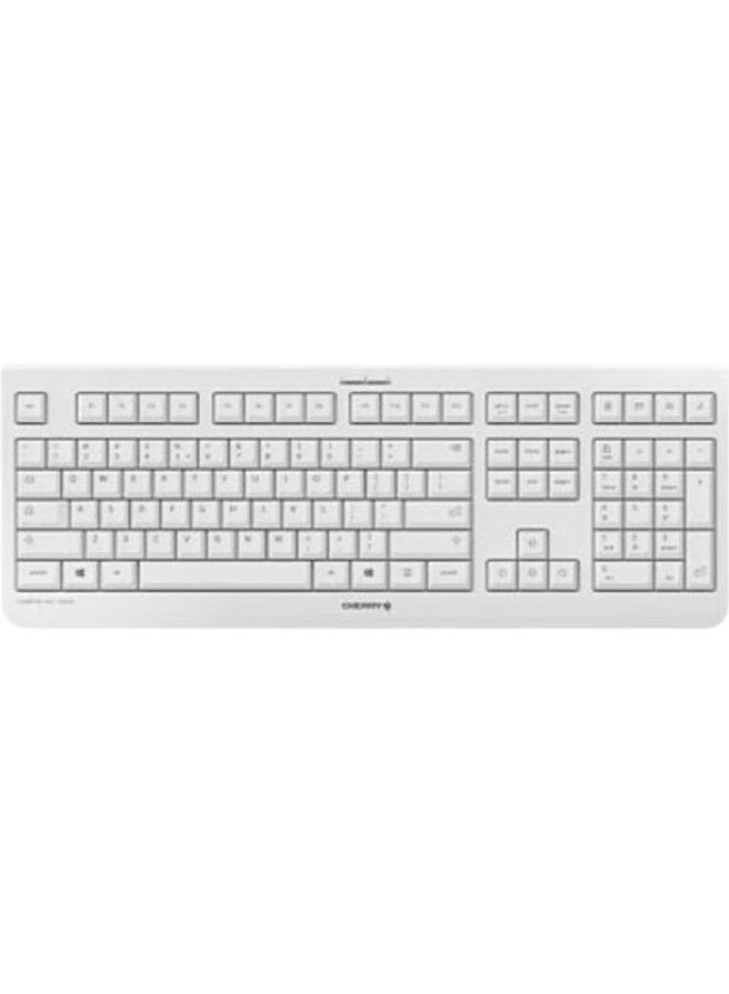 Cherry Kc1000 Membrane Keyboard, Wired Computer Keyboard, Office Business Home Keyboard, Slim Quiet Durable, White - Image 2