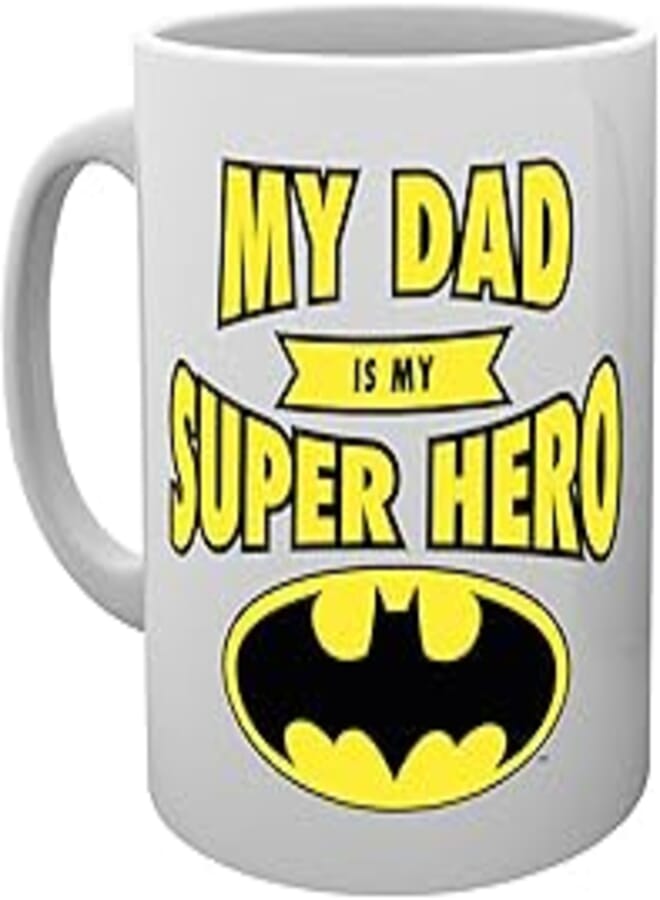 GB eye LTD, DC Comics, Batman Dad Superhero, Mug, Wood, Multi-Colour, 15 x 10 x 9 cm