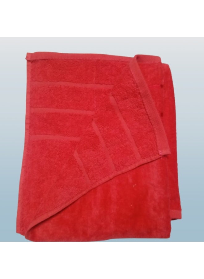 High-quality 3-piece towel set (one side cotton, one side velvet), 50x100 cm - Image 5
