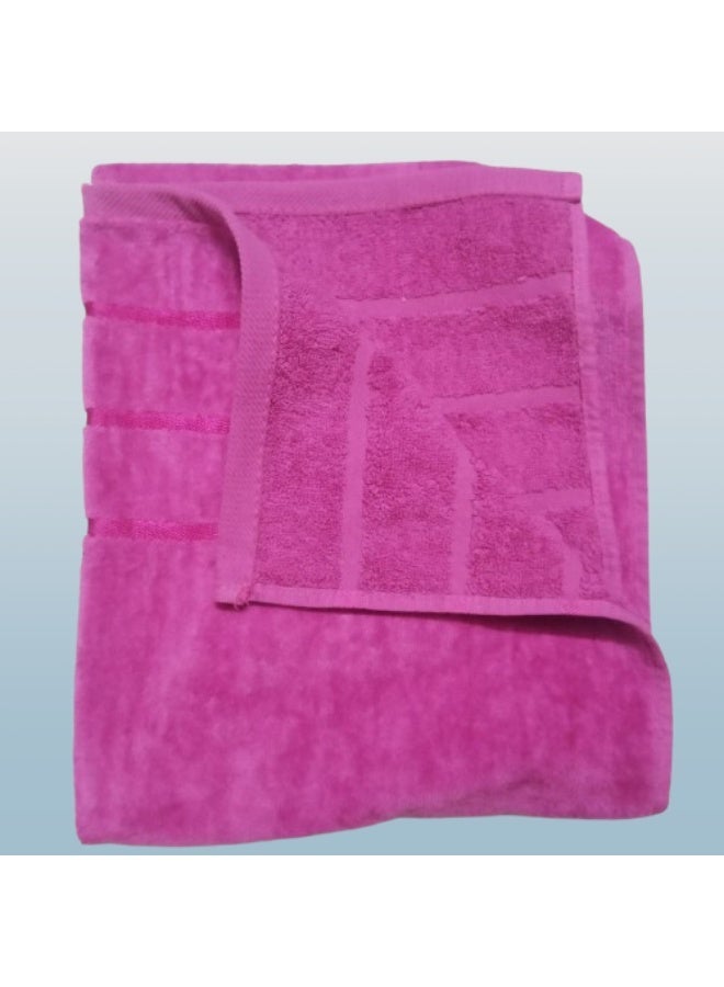 High-quality 3-piece towel set (one side cotton, one side velvet), 50x100 cm - Image 3