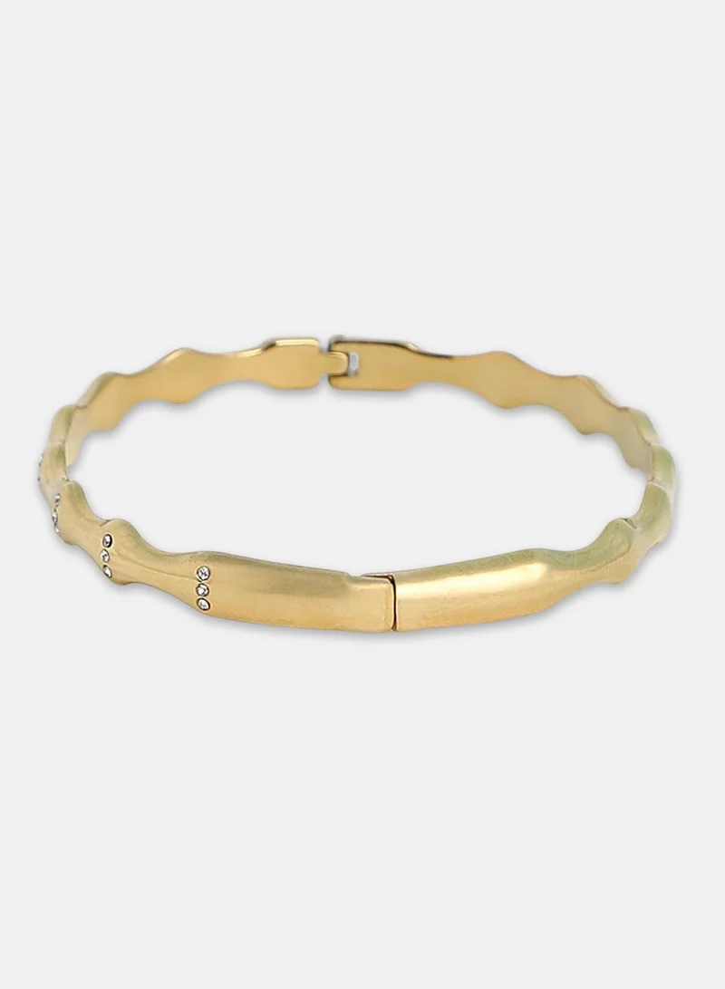 SOHI Bijou-Wave Bangle Artificial Bracelet Jewellery