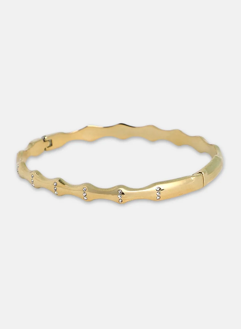 SOHI Bijou-Wave Bangle Artificial Bracelet Jewellery