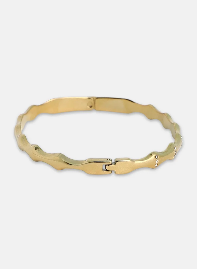 SOHI Bijou-Wave Bangle Artificial Bracelet Jewellery