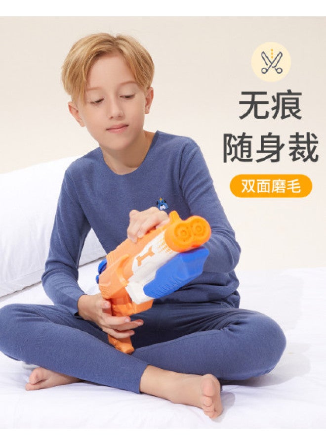 Long time companion kids' Thermal Underwear Set - Windproof Seamless Base Layer For Boys - Image 1