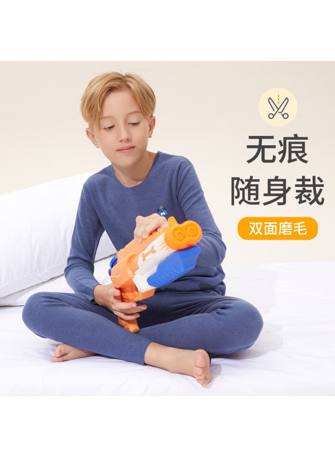 Long time companion kids' Thermal Underwear Set - Windproof Seamless Base Layer For Boys - Image 2