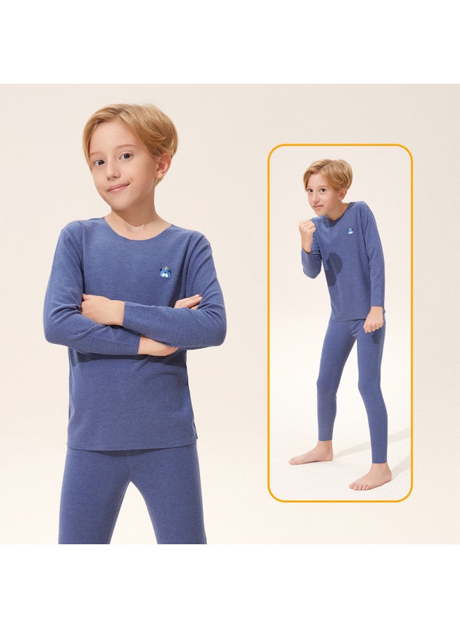 Long time companion kids' Thermal Underwear Set - Windproof Seamless Base Layer For Boys - Image 3