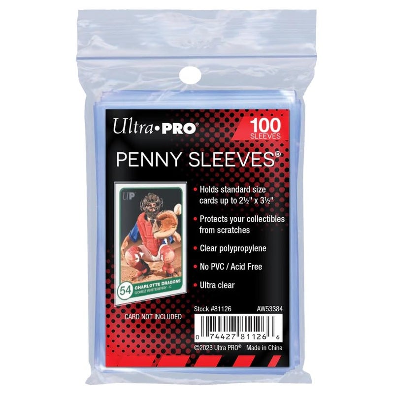 Ultra Pro Card Sleeves - Regular Soft Card (100 Sleeves) 67x92mm, Suitable for games such as: Pokemon, Magic: The Gathering, Nemesis, Unstoppable Unicorns etc. - Image 1