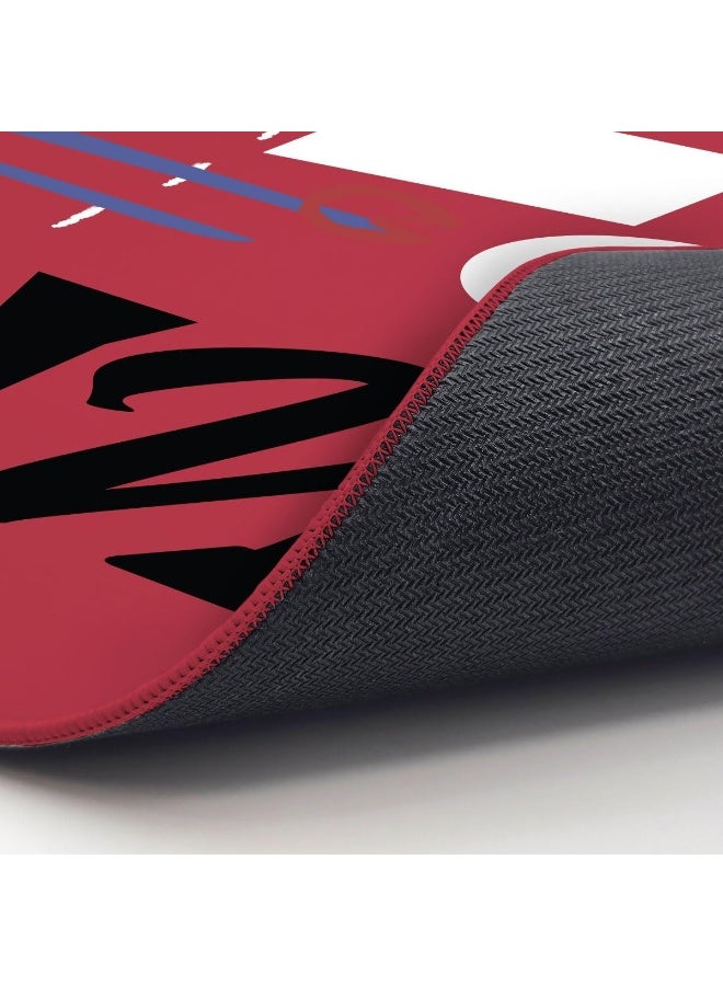 Gamertek XXL Gaming Desk Mat – Chopper Edition, 900 × 400mm Extended Mouse Pad, Stitched Edges, Anti-Slip Rubber Base - Image 3