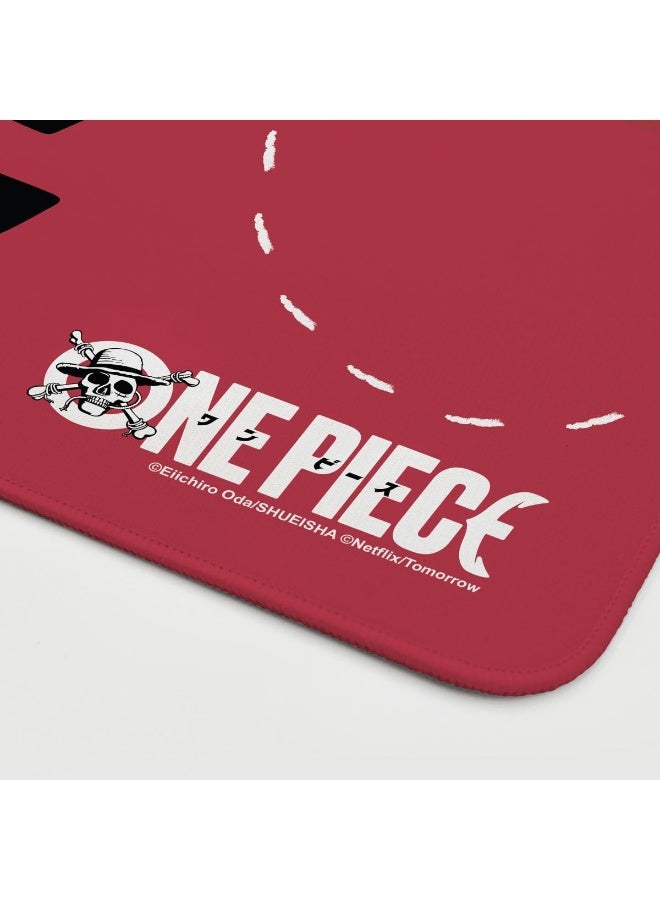 Gamertek XXL Gaming Desk Mat – Chopper Edition, 900 × 400mm Extended Mouse Pad, Stitched Edges, Anti-Slip Rubber Base - Image 2