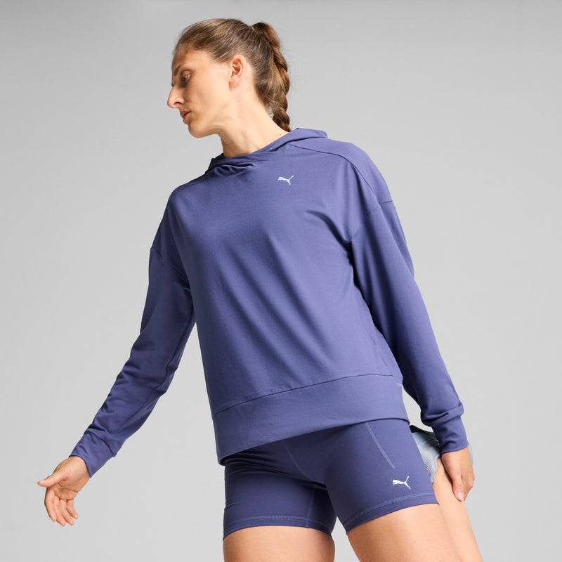 PUMA CLOUDPSUN Womens Blue Hoodie - Image 1