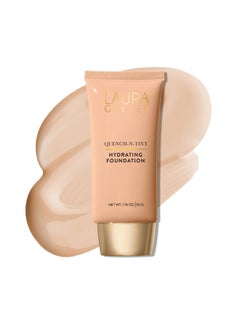 LAURA GELLER NEW YORK Quench N Tint Hydrating Foundation Light Sheer To Light Buildable Coverage Natural Glow Finish Lightweight Formula With Hyaluronic Acid  - Image 1