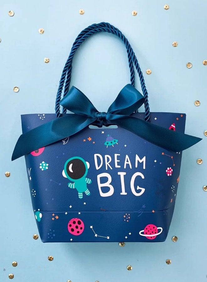 3 Pcs Gift Bag，Cartoon Animal Paper Bags With Handles 3 Styles Reusable Party Bags For Kid'S Birthday Party Supplies Holiday Treat Box Children'S Candy Packaging Bag - Image 5