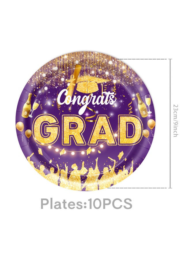 Graduation Season Theme  Graduation Party Decoration Flag Spiral Hanging Decoration Paper Plate Paper Cup Paper Napkin Tablecloth