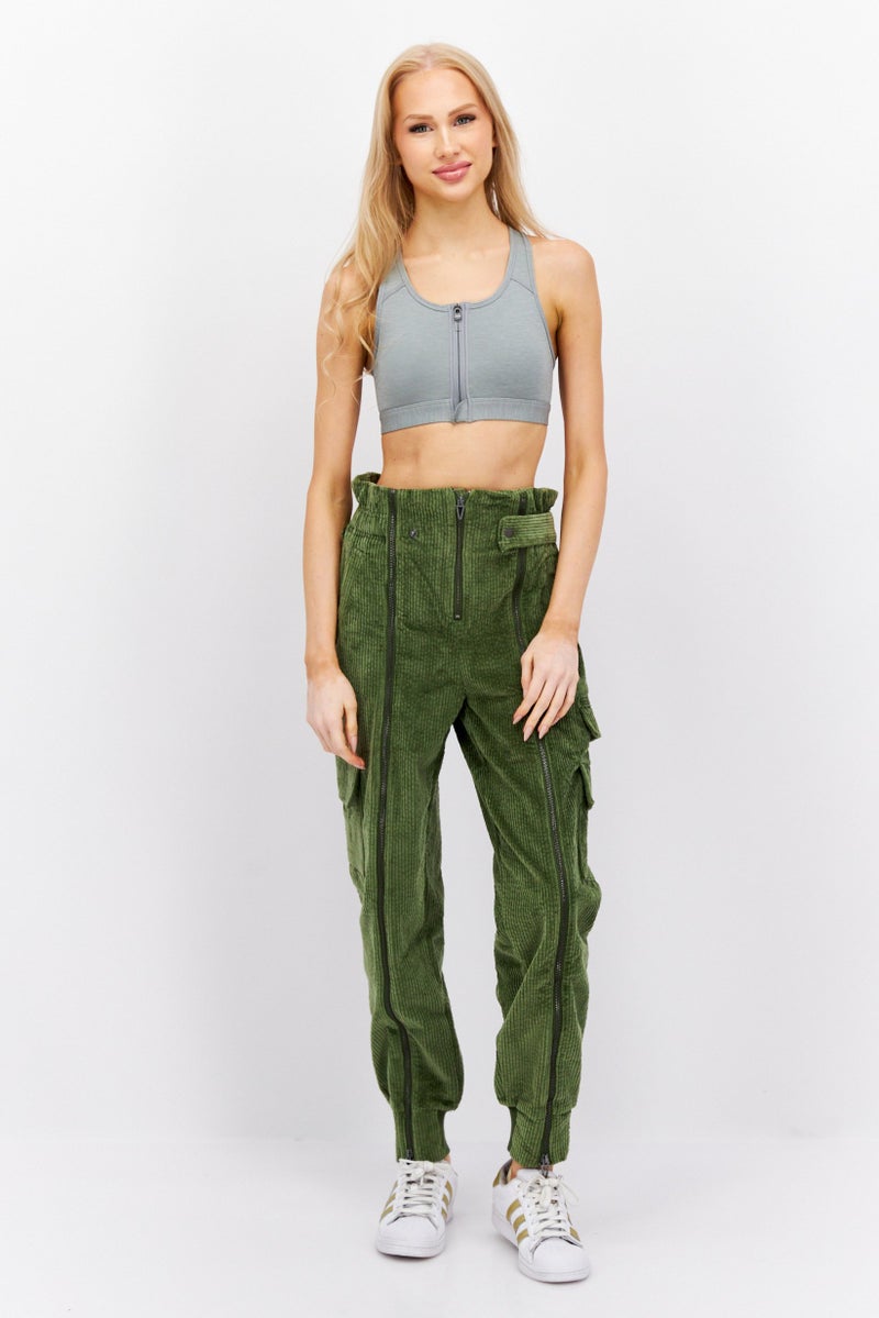 Adidas Adidas x Ivy Park Women Sportswear Fit Cargo Pants, Army Green  - Image 4