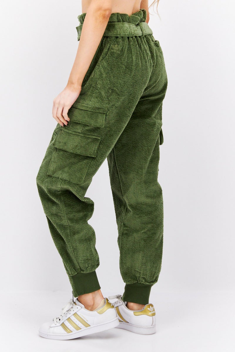 Adidas Adidas x Ivy Park Women Sportswear Fit Cargo Pants, Army Green  - Image 2