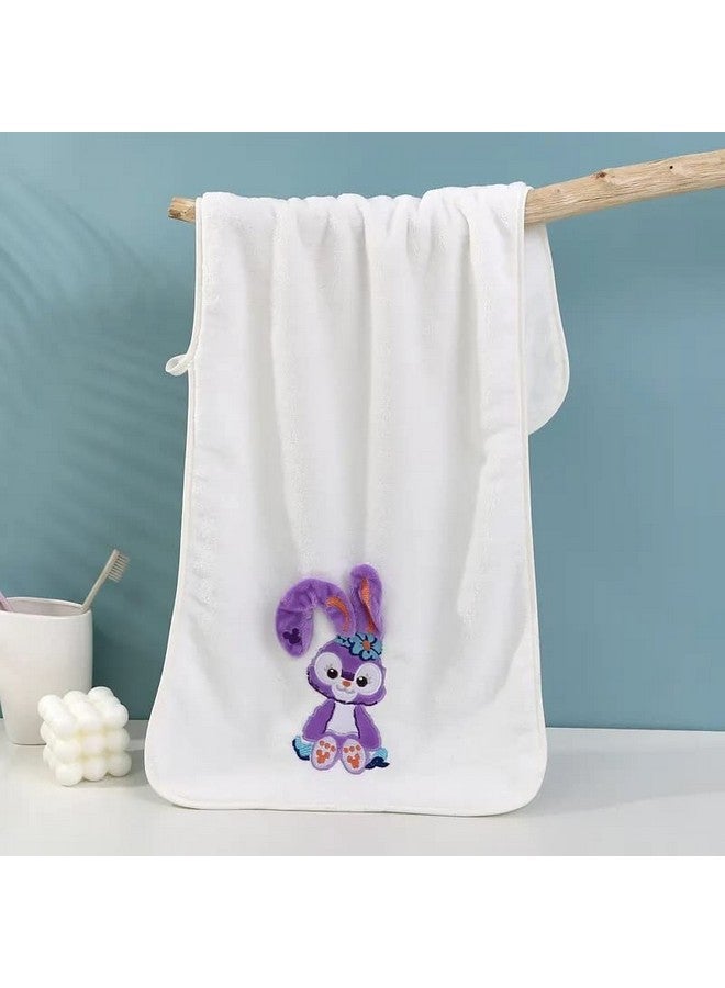 Home-Cloud HomeCloud Super Soft Rabbit Bath Towel with Hand/face Towel for Women/Girls & Kids | 3X Softer Than Cotton Towels | A Gift for Baby Shower | Set of 2 (144x75cm) + (74x34cm) - Image 4