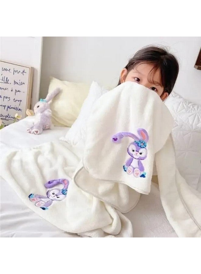 Home-Cloud HomeCloud Super Soft Rabbit Bath Towel with Hand/face Towel for Women/Girls & Kids | 3X Softer Than Cotton Towels | A Gift for Baby Shower | Set of 2 (144x75cm) + (74x34cm) - Image 3