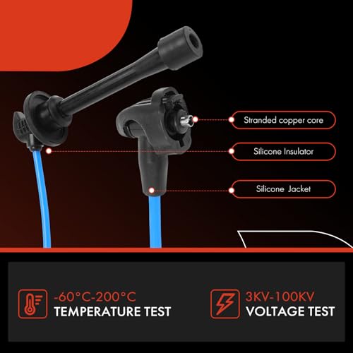A-Premium مجموعة أسلاك شمعات الإشعال A-Premium مكونة من 3 قطع متوافقة مع تويوتا 1996-2001 كامري، 1996-1999 أفالون، 1999-2003 سولارا، 1998-2000 سيينا، 3.0L، 5MM - Image 4