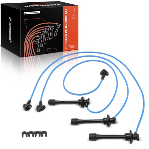 A-Premium مجموعة أسلاك شمعات الإشعال A-Premium مكونة من 3 قطع متوافقة مع تويوتا 1996-2001 كامري، 1996-1999 أفالون، 1999-2003 سولارا، 1998-2000 سيينا، 3.0L، 5MM - Image 1