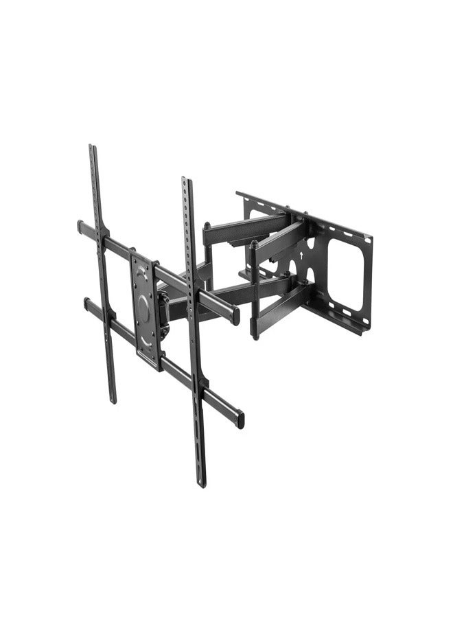 SH 860P Swivel TV Wall Mount Bracket for 50"-90" LED LCD Screens, VESA 800x600, Extendable Arm 69–635mm, 75kg Load Capacity – Black