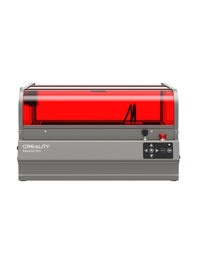 Creality 3D - Falcon2 Pro 40W Laser Engraver DIY Class 1 PDA Laser Power Cutter and Engraver Machine with Air Assist Built-in Camera for Precise Position and Real-time Preview Airflow/Flame/Lens Monitoring System - Image 1