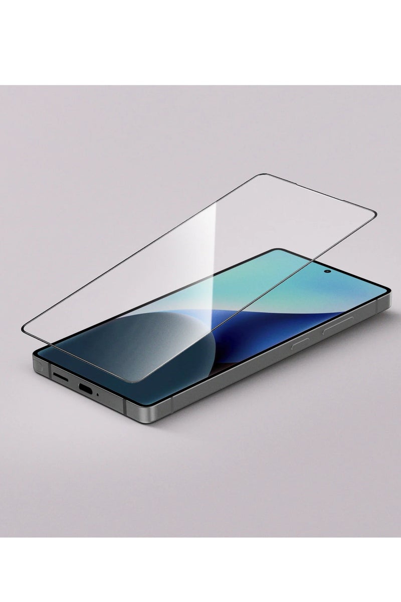 RUYU واقي شاشة شفاف زجاجي RUYU لهاتف Galaxy S25 Ultra – طلاء مضاد للبصمات, حماية مقسّاة بسمك 0.3 مم - Image 3