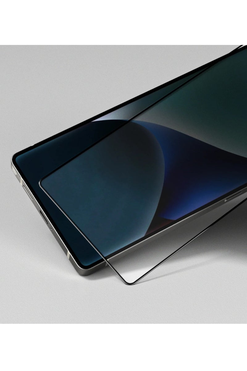 RUYU واقي شاشة شفاف زجاجي RUYU لهاتف Galaxy S25 Ultra – طلاء مضاد للبصمات, حماية مقسّاة بسمك 0.3 مم - Image 4