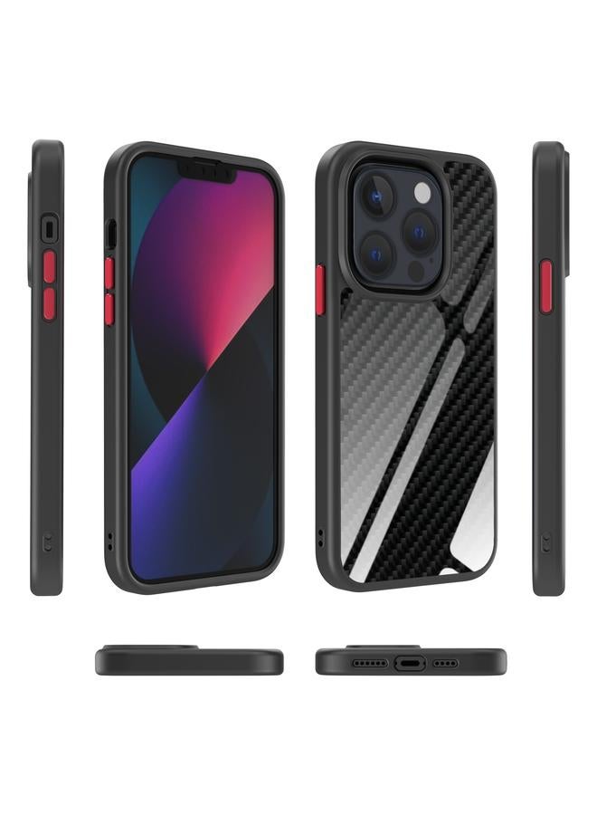 S-TOP Case For iPhone 13 Pro Max Real Carbon Fiber MagSafe Magnetic Phone Case - Image 3
