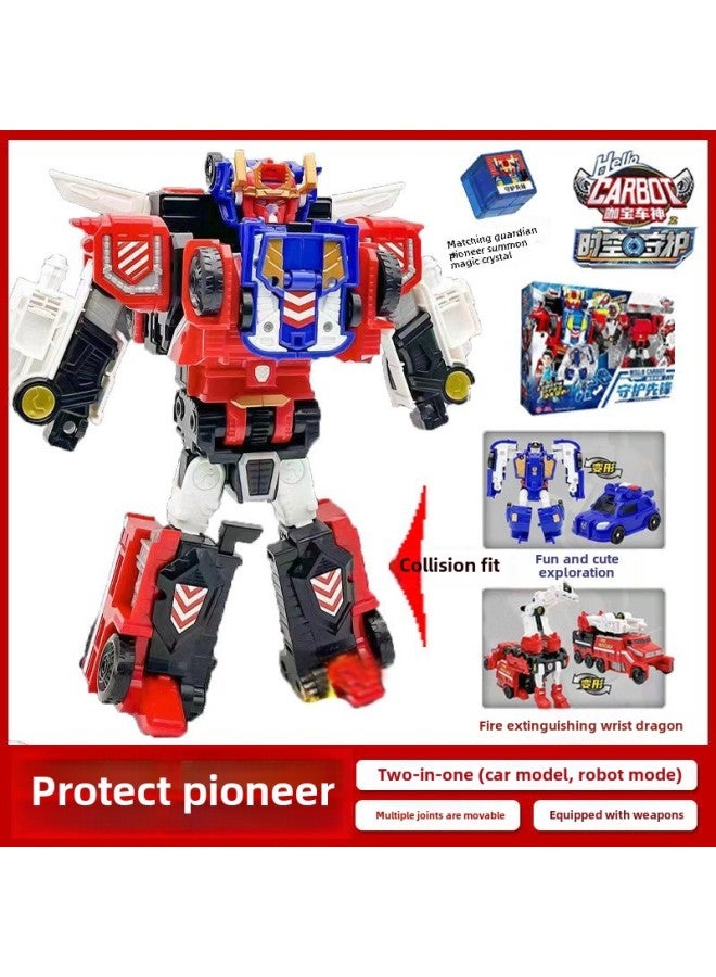Kabao Car God Reload Return Fire King Driver Elite Edition Children's Classic Transforming Robot Boy Toy-Color:Classic Version  - Image 1