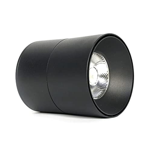 Harold Electricals 20W 360 Degree Adjustable LED Surface COB Light - Wall/Ceiling Mountable -Pack of 1 (Neutral White Light) Black Body,Metal - Image 2