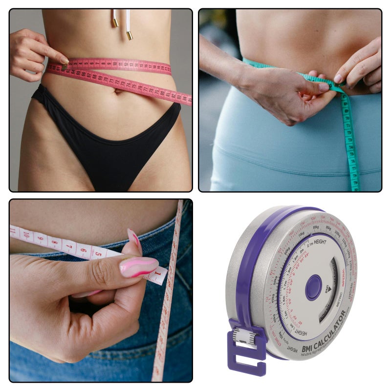 2M Aluminum Body Measuring Tape for Tailoring Fitness Sewing and Clothing Measurements - Image 4