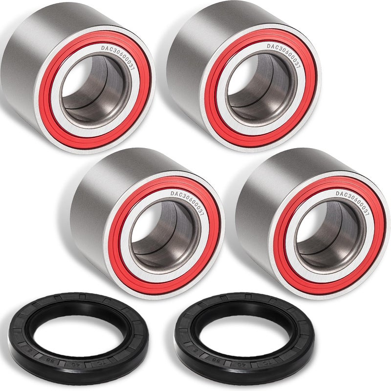 Camoo 4 Wheel Bearings Kit & UTV Front Shaft Seals for Can-Am Outlander/Commander/Maverick - Image 1