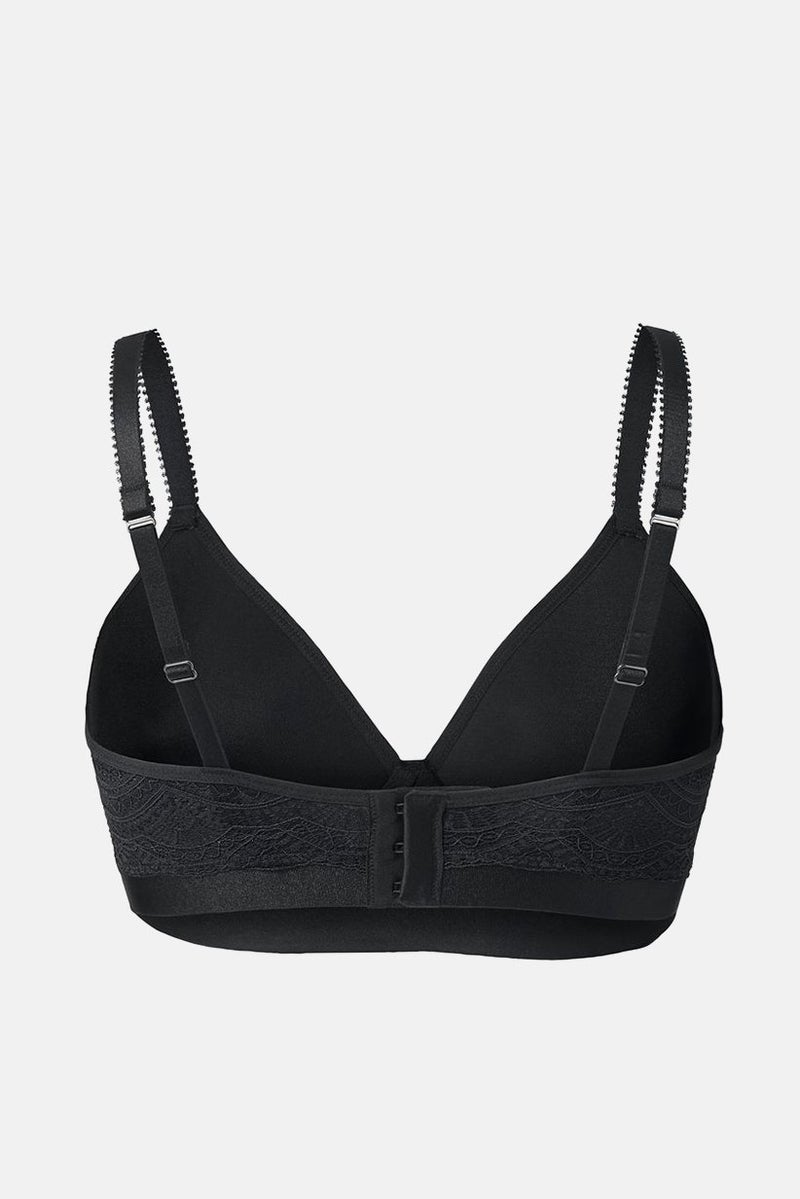 Tchibo Women Textured Spacer Soft Bra, Black - Image 3