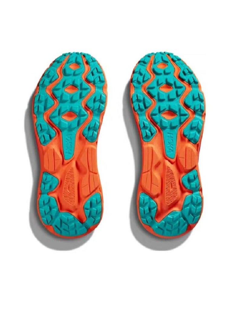 هوكا ون ون حذاء هوكا تشالنجر ATR 7 للجري في الهواء الطلق باللونين الفيروزي/البرتقالي - Image 5
