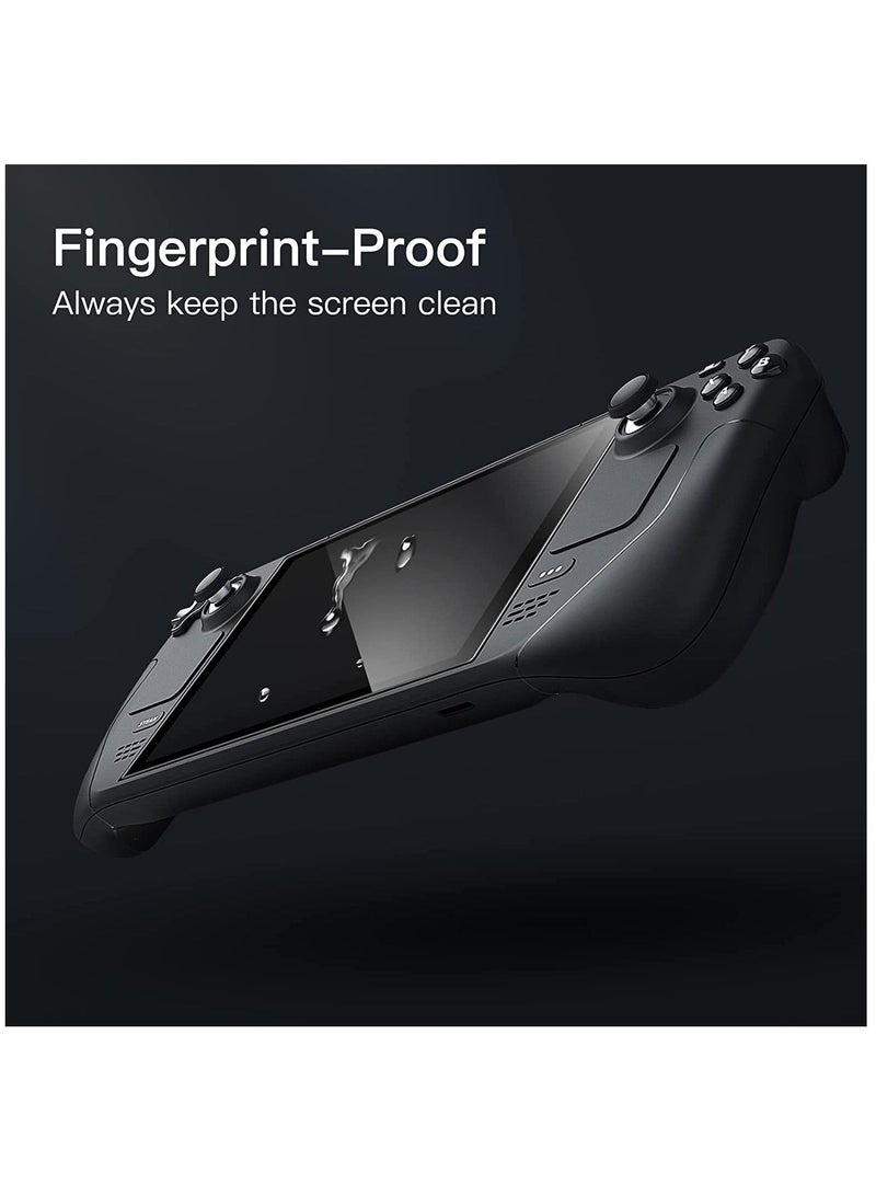 SYOSI Steam Deck Screen Protector 2 Pack, Tempered Glass Transparent HD Clear Anti-Scratch 7'' Screen Protector Compatible with Steam Deck Accessories  - Image 5