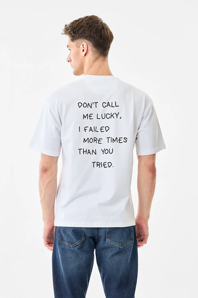 SNITCH  Oversized Printed Crew Neck T-Shirt for Men | Best Price UAE