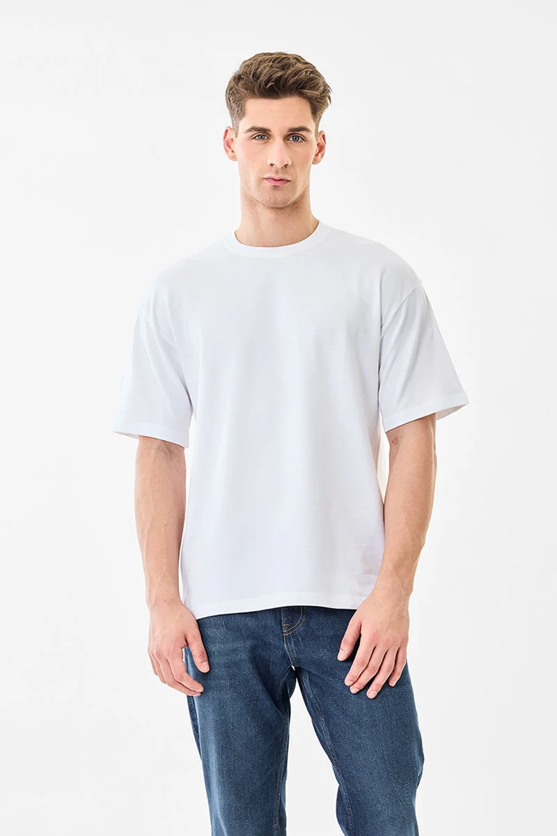 SNITCH  Oversized Printed Crew Neck T-Shirt for Men | Best Price UAE