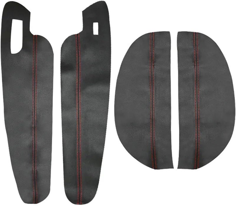 QASULER Microfiber Leather Door Armrest Cover for VW Golf MK7 - Image 1