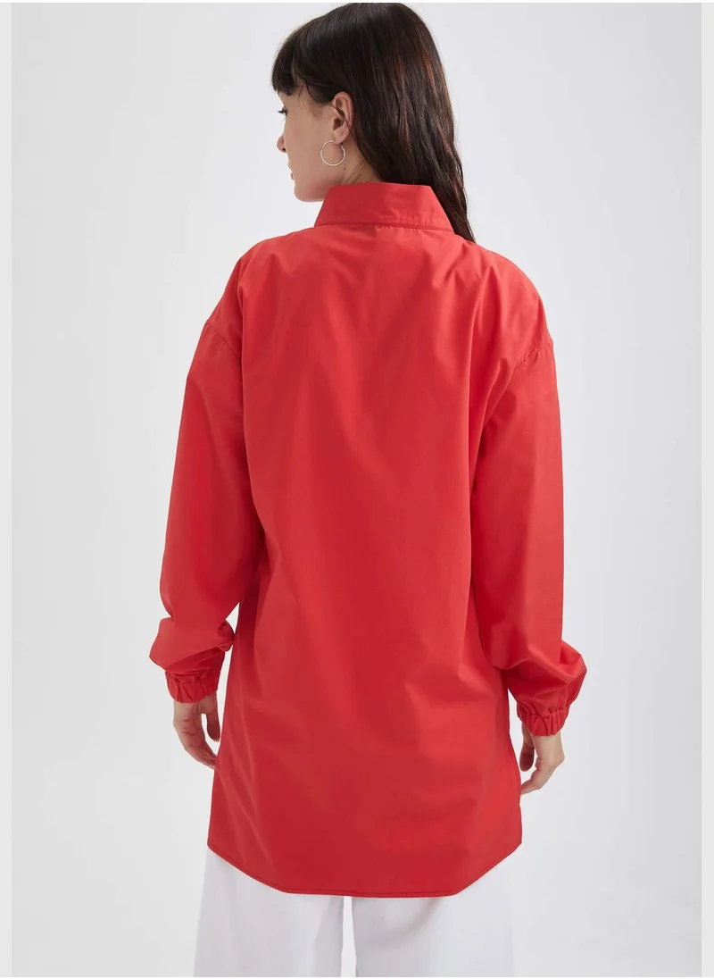 DeFacto Relaxed Fit Kangaroo Pocket Windbreaker