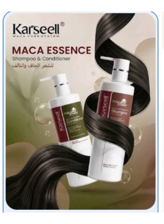 Karseell Dry Damaged Hair Repair Set Shampoo, Conditioner and Mask 500ml Each - Image 2