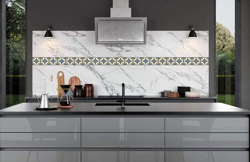 PAPER PLANE DESIGN Self Adhesive Wall Tile Peel and Stick for Kitchen, Wall Sticker (E) - Image 5