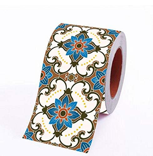 PAPER PLANE DESIGN Self Adhesive Wall Tile Peel and Stick for Kitchen, Wall Sticker (E) - Image 2