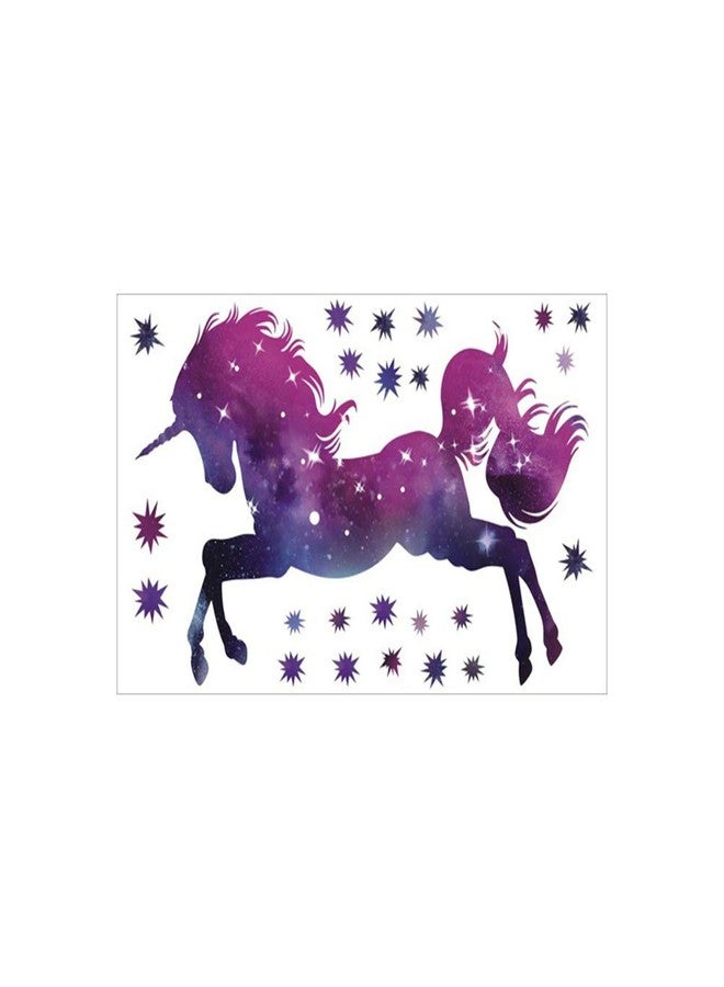 Bamsod Dream Unicorn Wall Stickers Kids Wall Decals Art for Girls Boys Bedroom,Home Decor 14''x23.6'' - Image 2