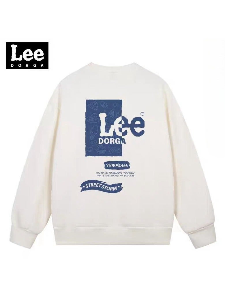 LEE Lee Brand Hoodie Loose Casual Round Neck Long Sleeved Hoodie  - Image 1