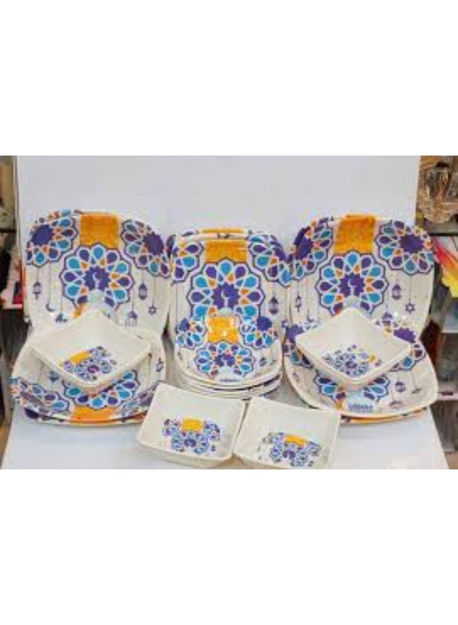 Melamine dinner set 24 - Image 2