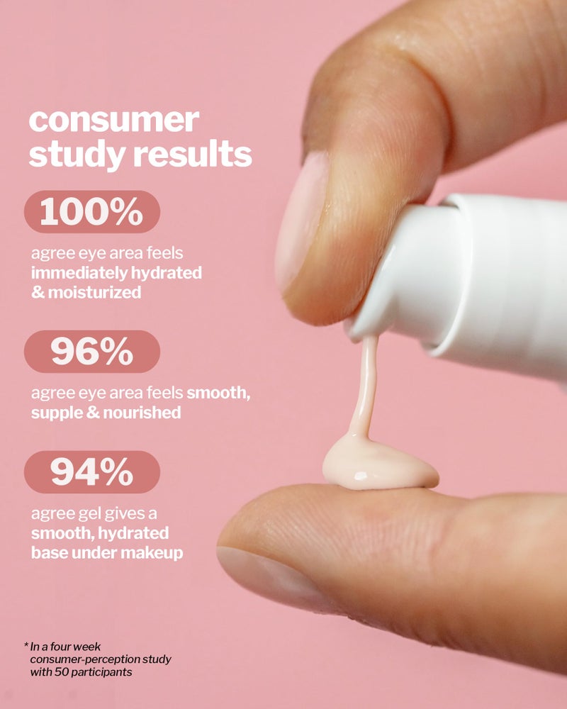 Cocokind Peptide Eye Gel, Lightweight and Hydrating Fine Line Treatment to Reduce Wrinkles, Made for Sensitive Skin, Fragrance Free, Cruelty Free, Vegan, .5oz - Image 4