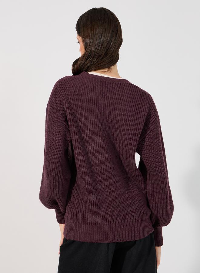 ستايلي كارديجان فضفاض بأزرار غلق - Image 5