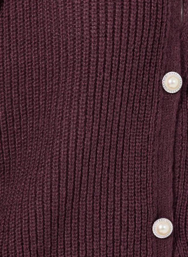 ستايلي كارديجان فضفاض بأزرار غلق