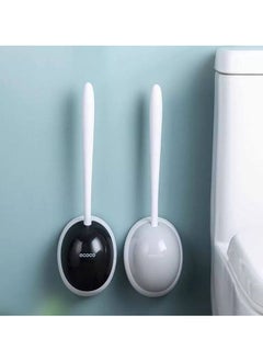 ecoco ecoco Silicone Toilet Brush Set and Durable Holder - 1 Piece  - Image 1